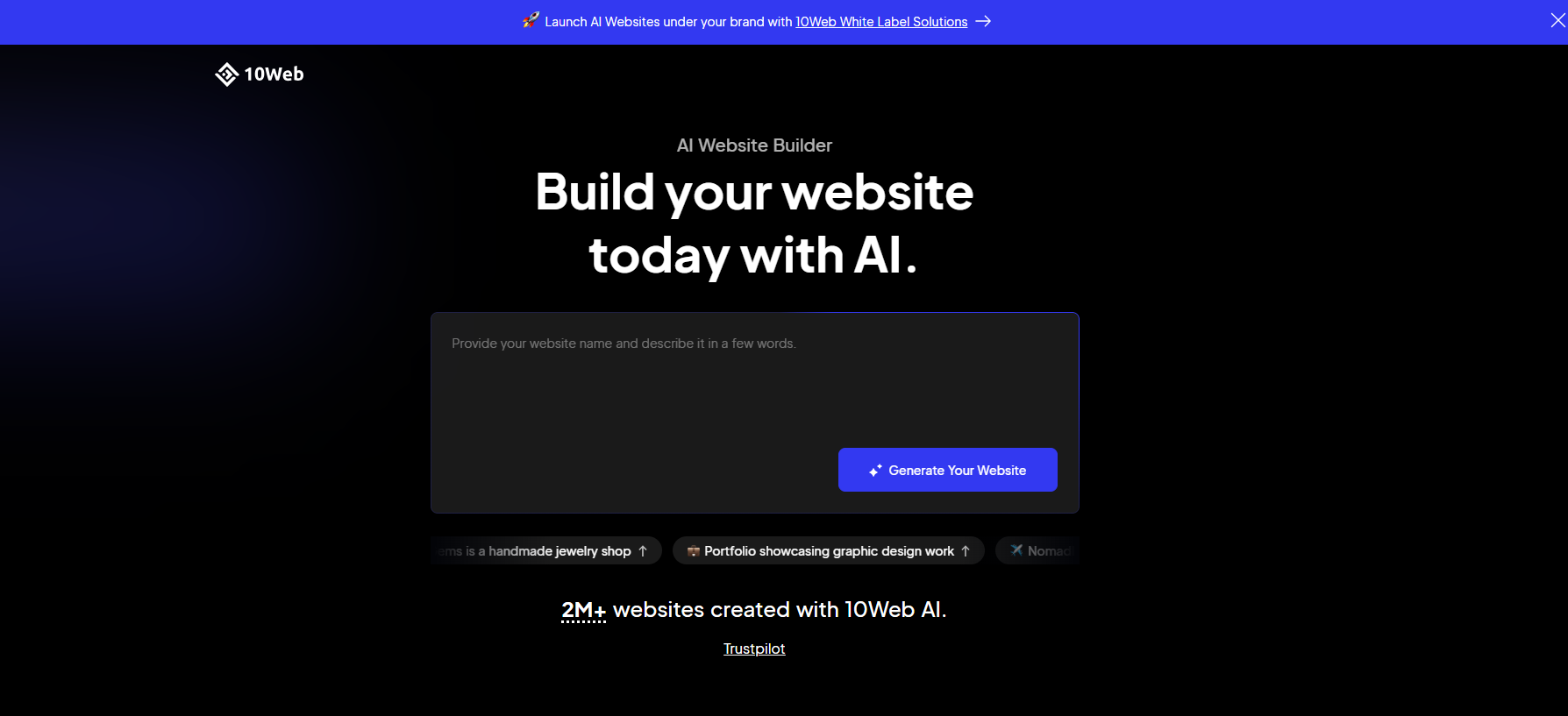 10Web AI Builder per WordPress