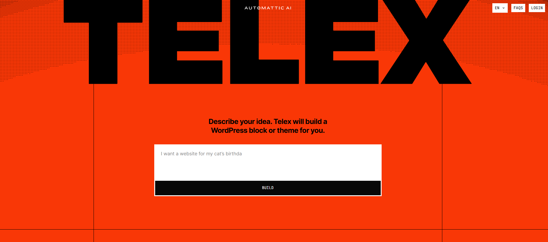 Telex, ex CodeWP, ambiente AI per WordPress di Automattic